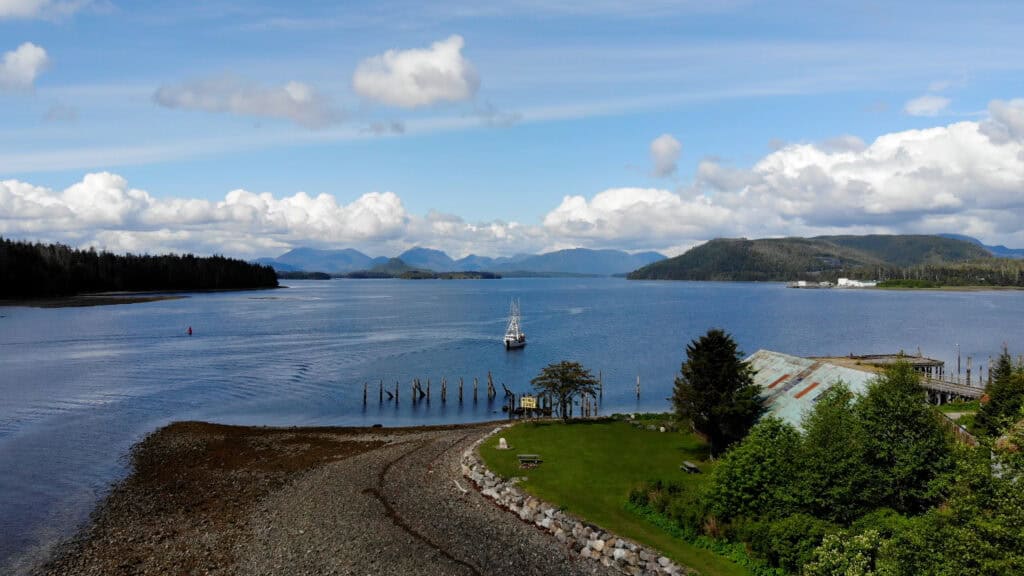 Aerial view of Craig, Alaska